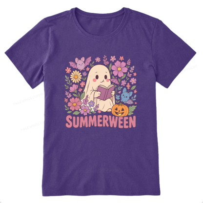 Pagewing Ghost Summerween Bookish Unisex Classic T-shirt