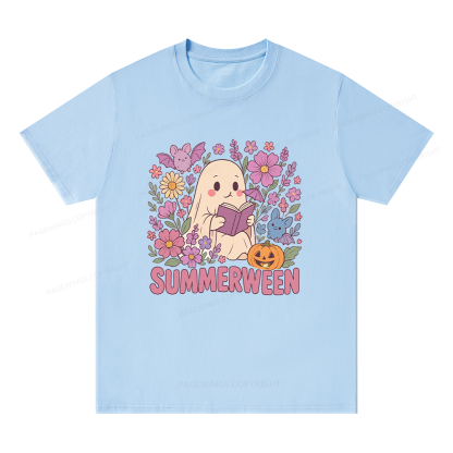 Pagewing Ghost Summerween Bookish Unisex Classic T-shirt