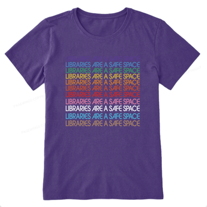Pagewing Libraries are Safe Space Bookish Unisex Classic T-shirt