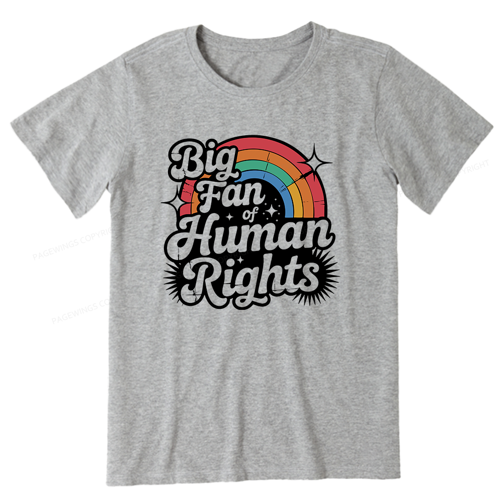 Pagewings Big Fan of Human Rights Bookish Unisex Classic T-shirt