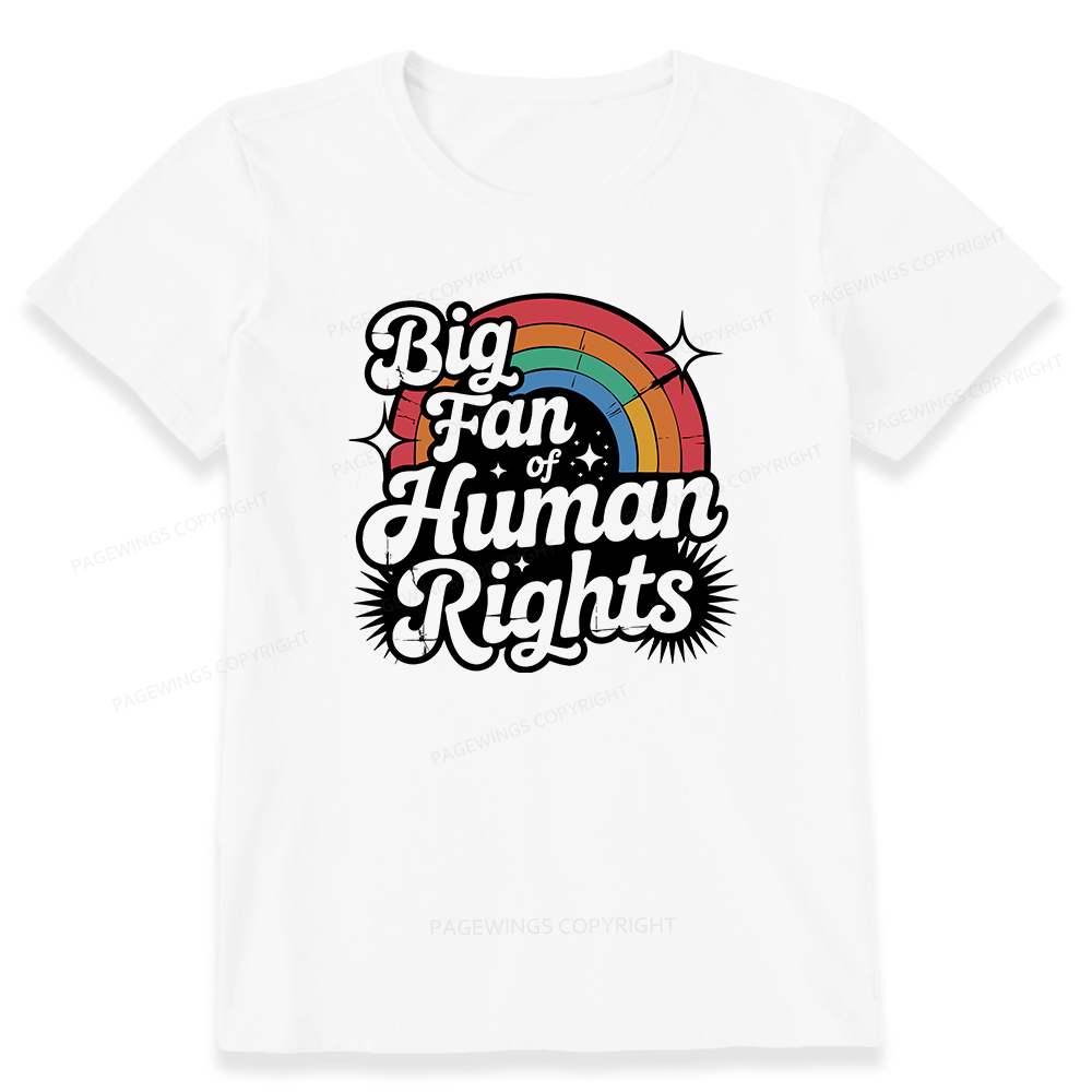 Pagewings Big Fan of Human Rights Bookish Unisex Classic T-shirt