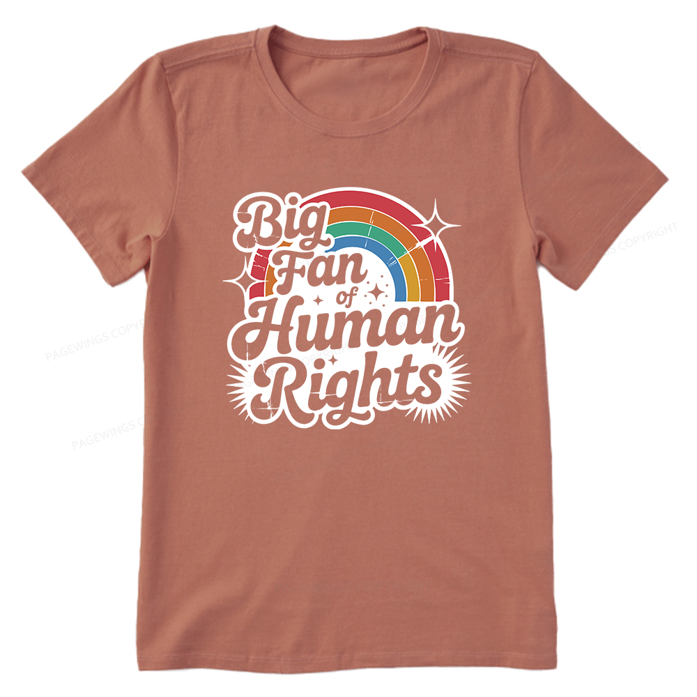 Pagewings Big Fan of Human Rights Bookish Unisex Classic T-shirt