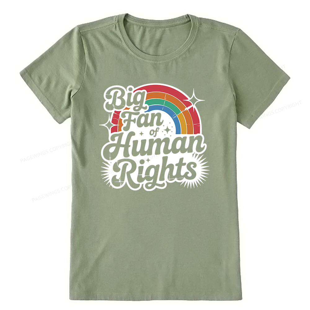 Pagewings Big Fan of Human Rights Bookish Unisex Classic T-shirt