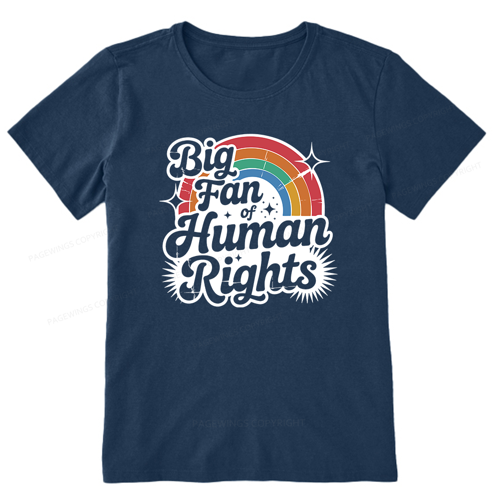 Pagewings Big Fan of Human Rights Bookish Unisex Classic T-shirt