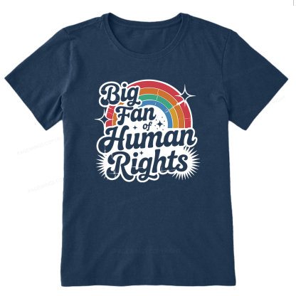 Pagewings Big Fan of Human Rights Bookish Unisex Classic T-shirt