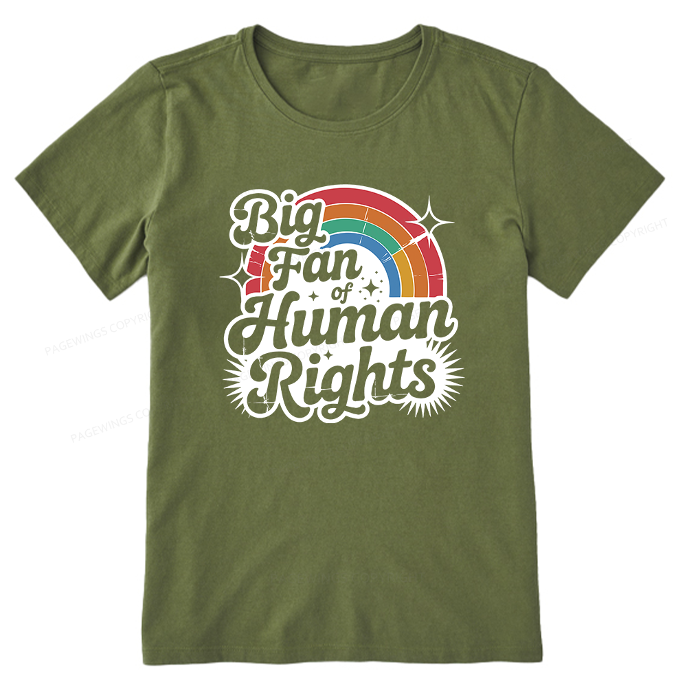 Pagewings Big Fan of Human Rights Bookish Unisex Classic T-shirt