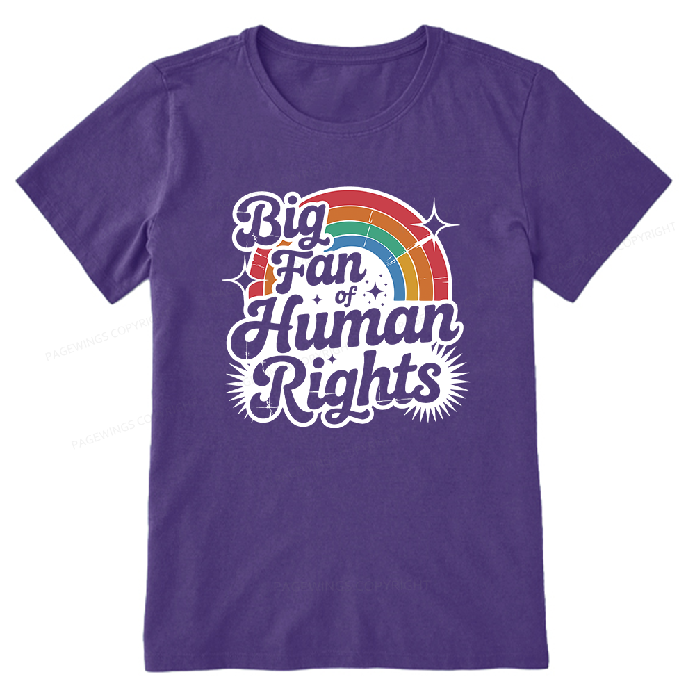 Pagewings Big Fan of Human Rights Bookish Unisex Classic T-shirt
