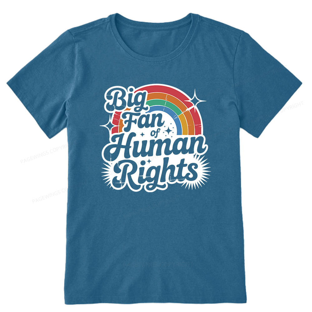 Pagewings Big Fan of Human Rights Bookish Unisex Classic T-shirt