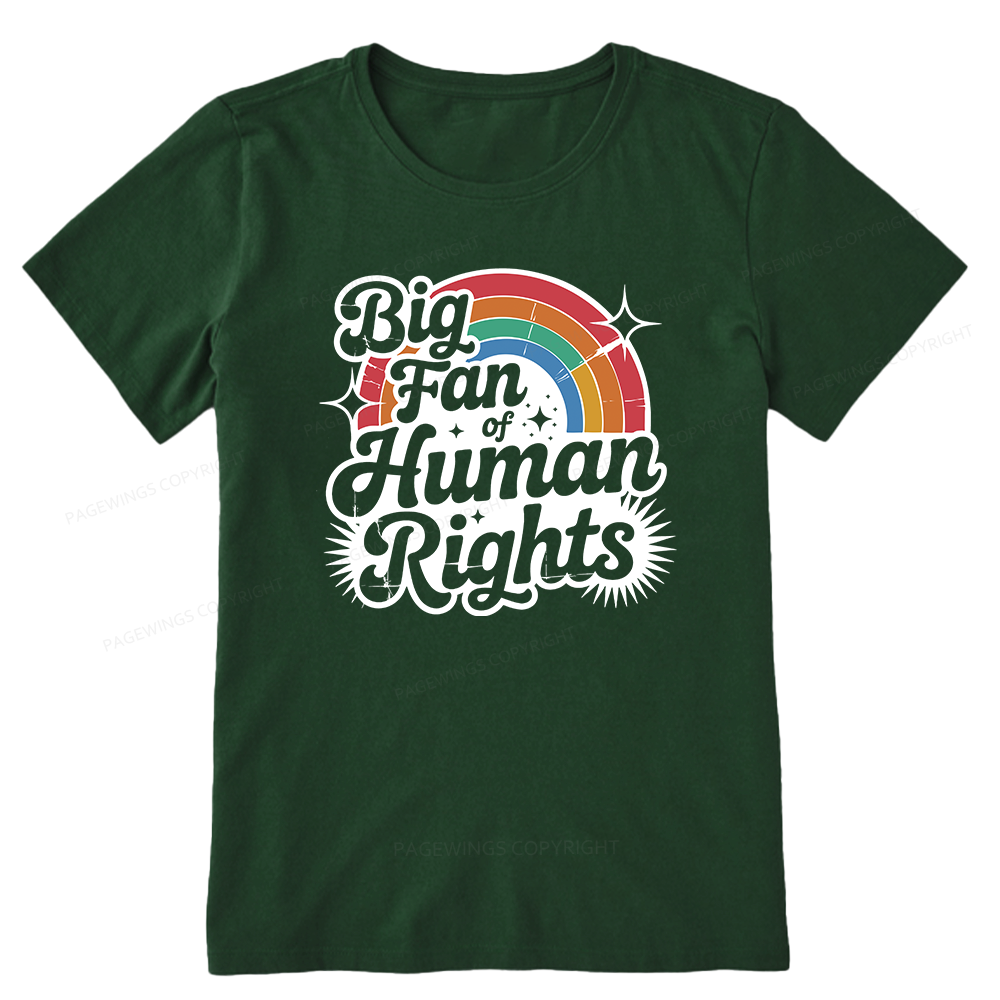 Pagewings Big Fan of Human Rights Bookish Unisex Classic T-shirt