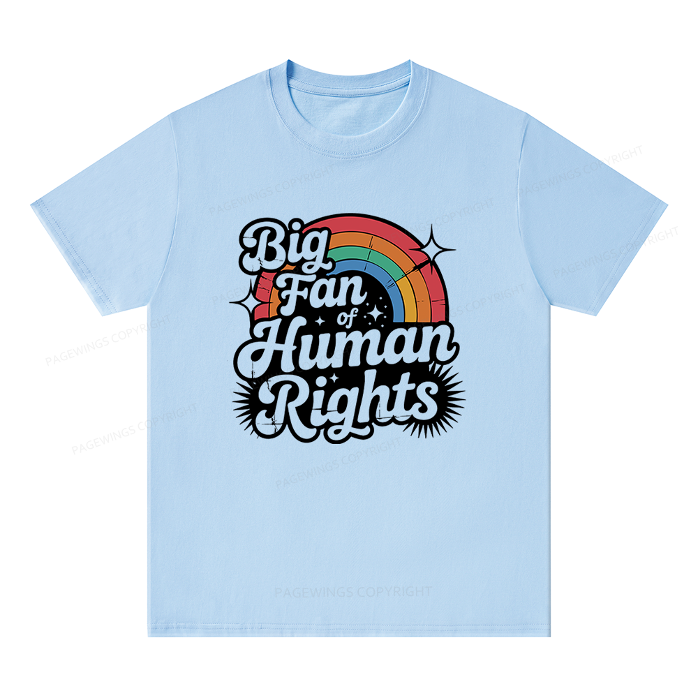 Pagewings Big Fan of Human Rights Bookish Unisex Classic T-shirt