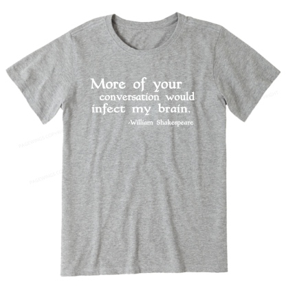 Pagewings Infect My Brain Bookish Unisex Classic T-shirt