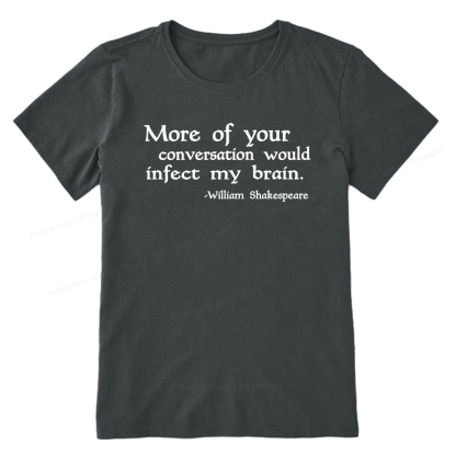 Pagewings Infect My Brain Bookish Unisex Classic T-shirt