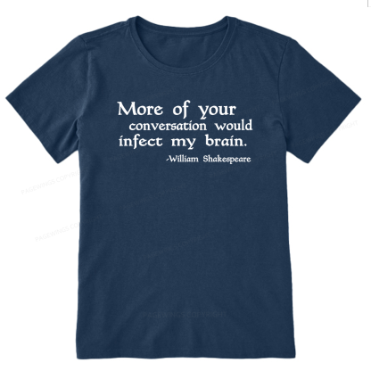 Pagewings Infect My Brain Bookish Unisex Classic T-shirt