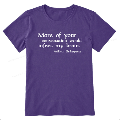Pagewings Infect My Brain Bookish Unisex Classic T-shirt