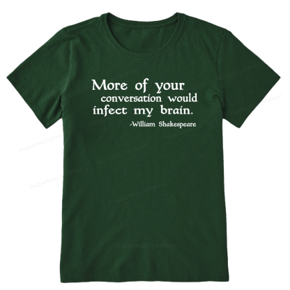 Pagewings Infect My Brain Bookish Unisex Classic T-shirt