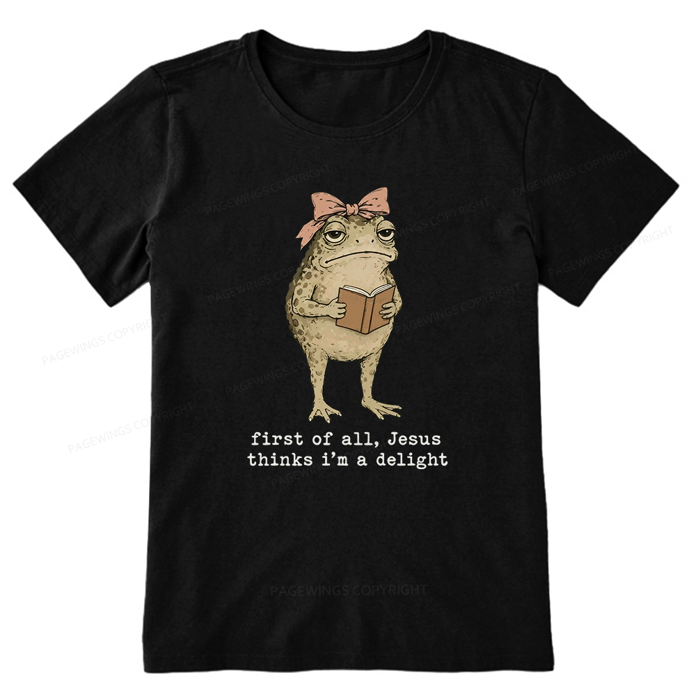 Pagewings Jesus Thinks I'm A Delight Bookish Unisex Classic T-shirt