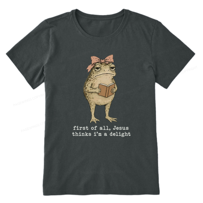Pagewings Jesus Thinks I'm A Delight Bookish Unisex Classic T-shirt