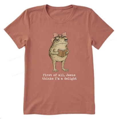 Pagewings Jesus Thinks I'm A Delight Bookish Unisex Classic T-shirt