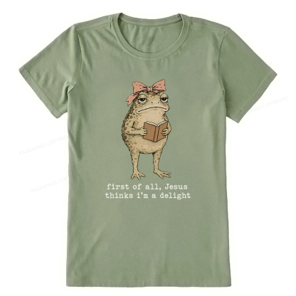 Pagewings Jesus Thinks I'm A Delight Bookish Unisex Classic T-shirt