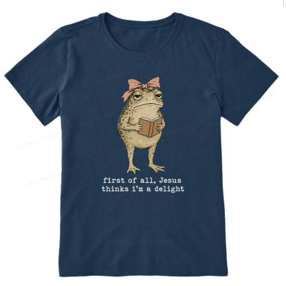 Pagewings Jesus Thinks I'm A Delight Bookish Unisex Classic T-shirt