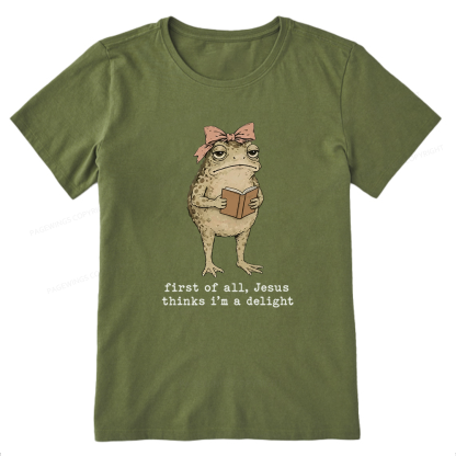 Pagewings Jesus Thinks I'm A Delight Bookish Unisex Classic T-shirt