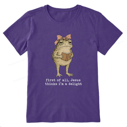 Pagewings Jesus Thinks I'm A Delight Bookish Unisex Classic T-shirt