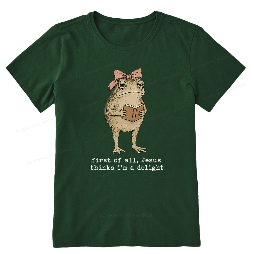Pagewings Jesus Thinks I'm A Delight Bookish Unisex Classic T-shirt