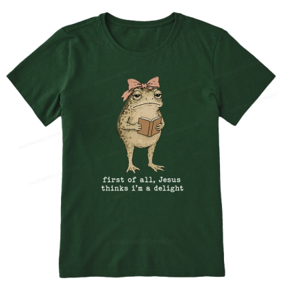 Pagewings Jesus Thinks I'm A Delight Bookish Unisex Classic T-shirt