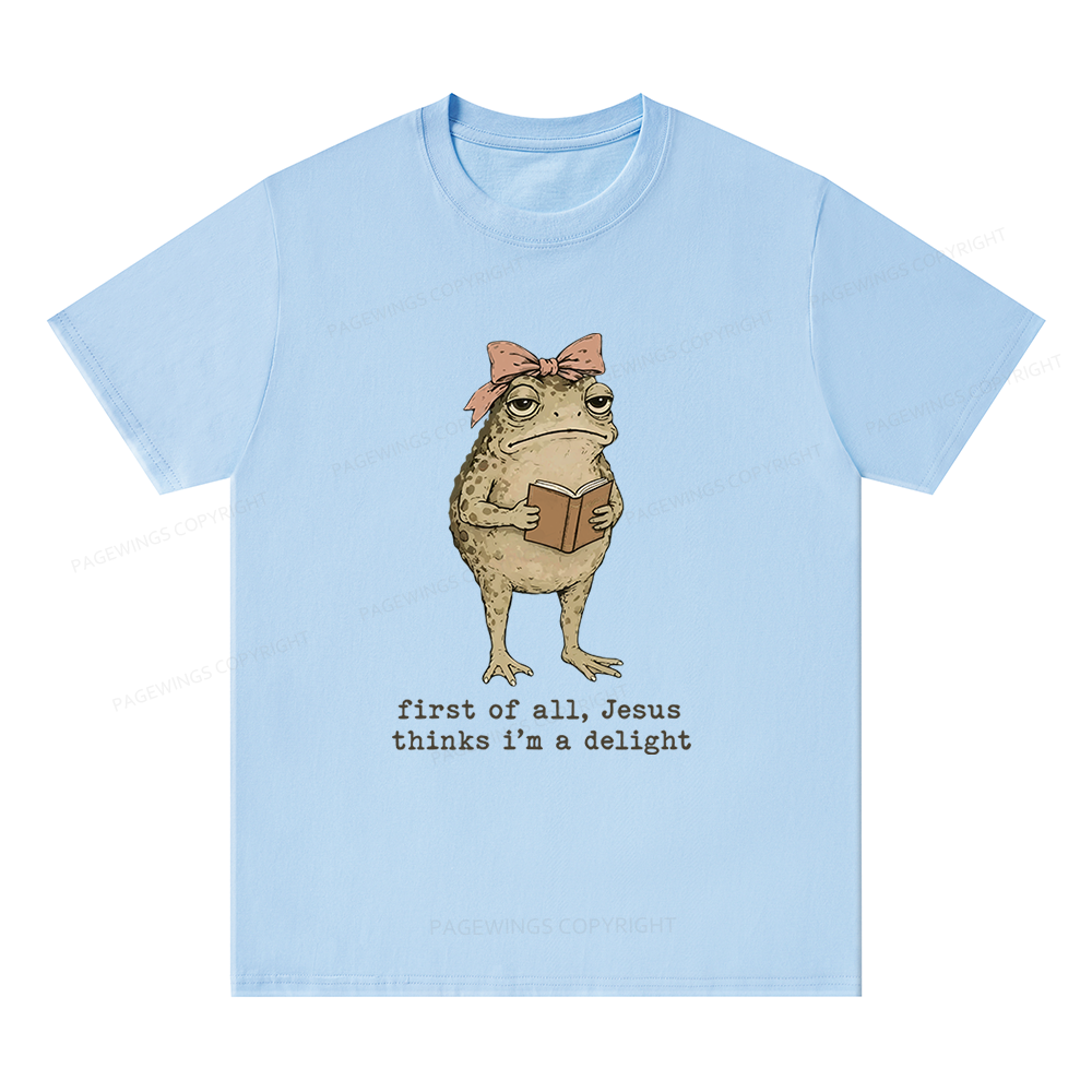 Pagewings Jesus Thinks I'm A Delight Bookish Unisex Classic T-shirt