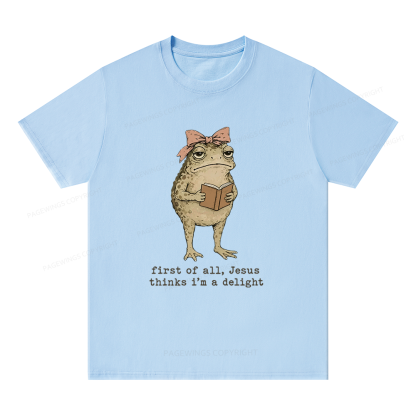 Pagewings Jesus Thinks I'm A Delight Bookish Unisex Classic T-shirt