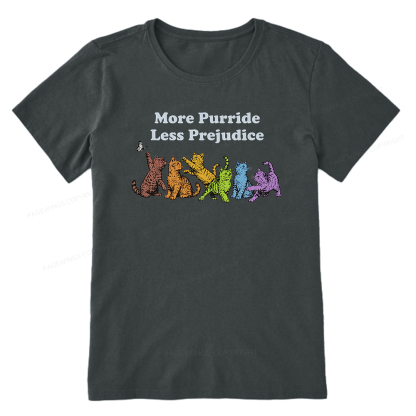 Pagewings More Purride Less Prejudice Bookish Unisex Classic T-shirt
