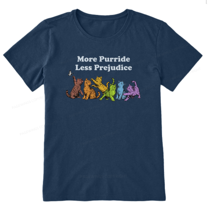 Pagewings More Purride Less Prejudice Bookish Unisex Classic T-shirt