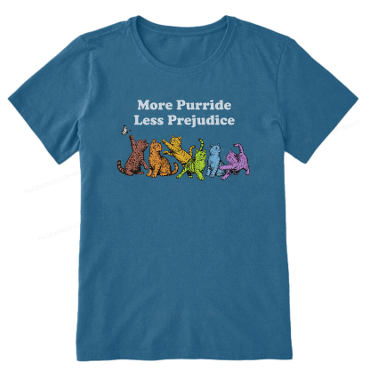 Pagewings More Purride Less Prejudice Bookish Unisex Classic T-shirt