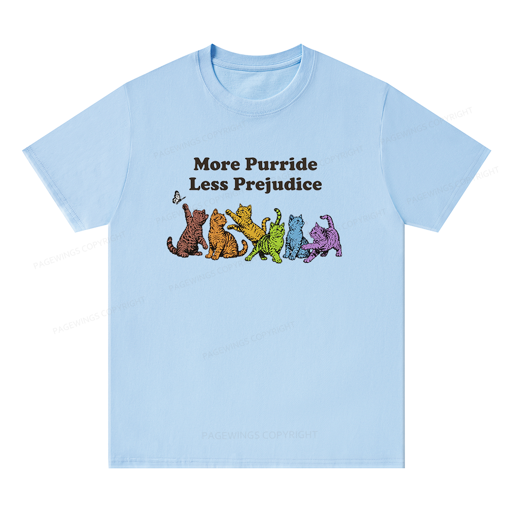 Pagewings More Purride Less Prejudice Bookish Unisex Classic T-shirt