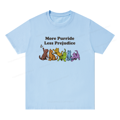 Pagewings More Purride Less Prejudice Bookish Unisex Classic T-shirt