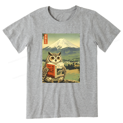 Pagewings Owl Book Bookish Unisex Classic T-shirt