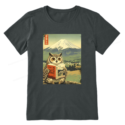 Pagewings Owl Book Bookish Unisex Classic T-shirt