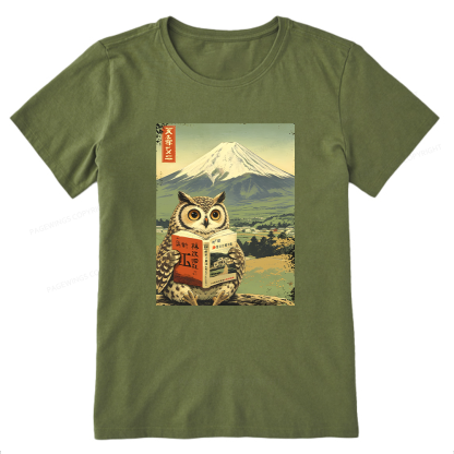 Pagewings Owl Book Bookish Unisex Classic T-shirt