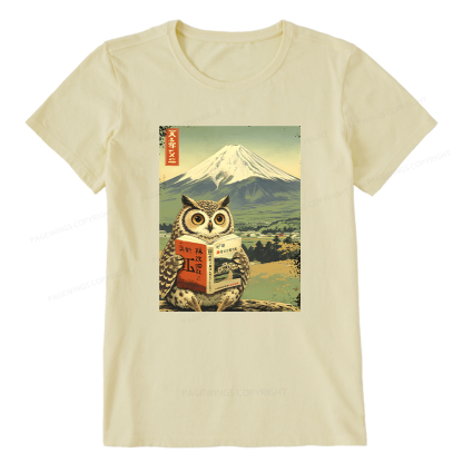 Pagewings Owl Book Bookish Unisex Classic T-shirt