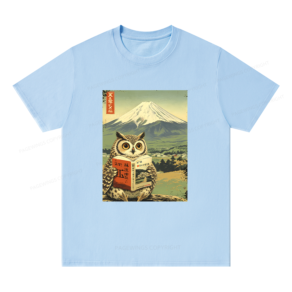 Pagewings Owl Book Bookish Unisex Classic T-shirt