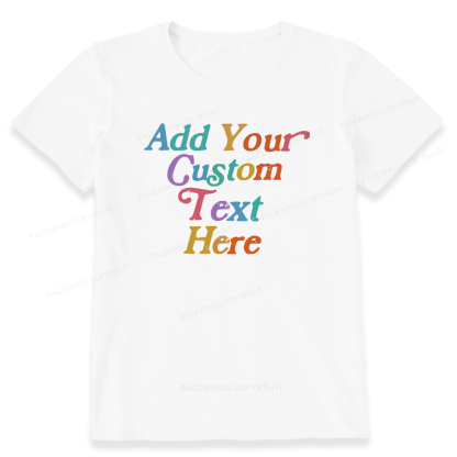 Pagewings Personalized Quotes Bookish Unisex Classic T-shirt