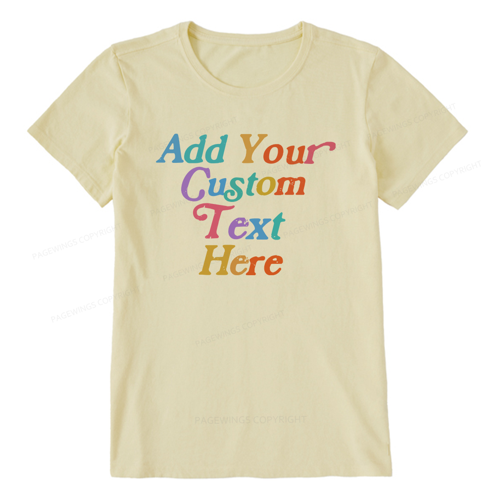 Pagewings Personalized Quotes Bookish Unisex Classic T-shirt