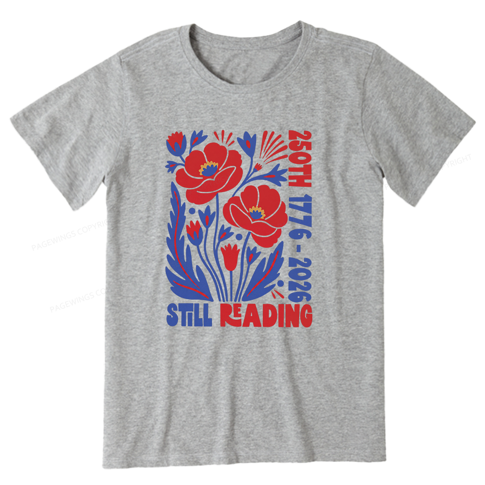 Pagewings Still Reading Bookish Unisex Classic T-shirt
