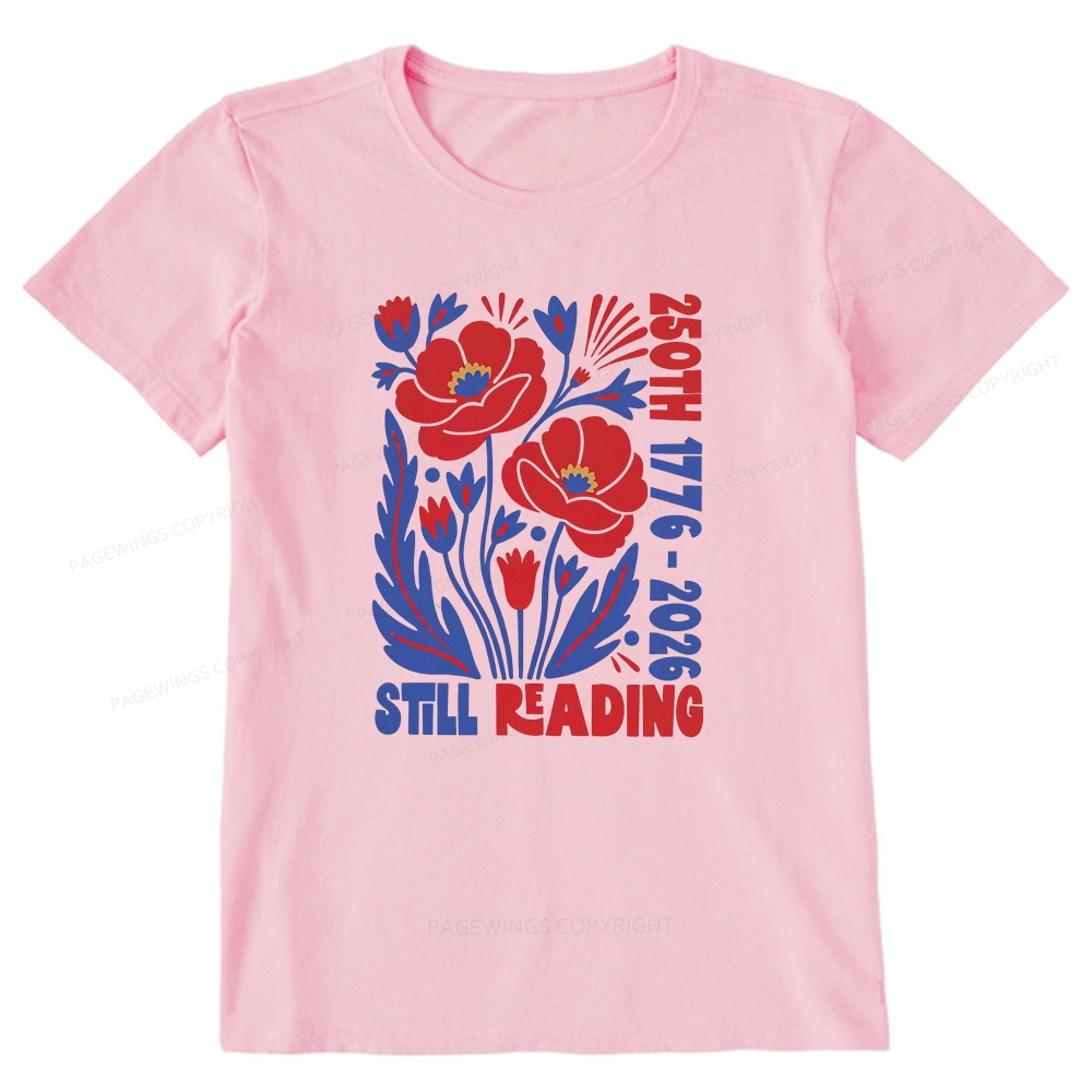 Pagewings Still Reading Bookish Unisex Classic T-shirt