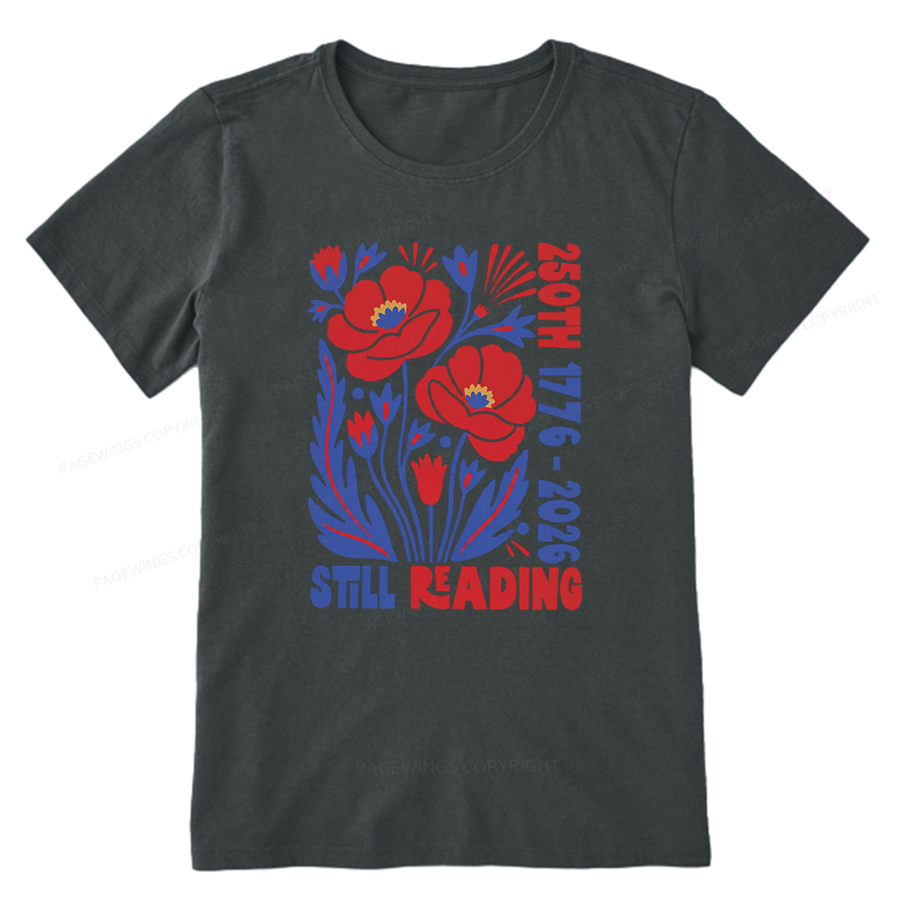 Pagewings Still Reading Bookish Unisex Classic T-shirt