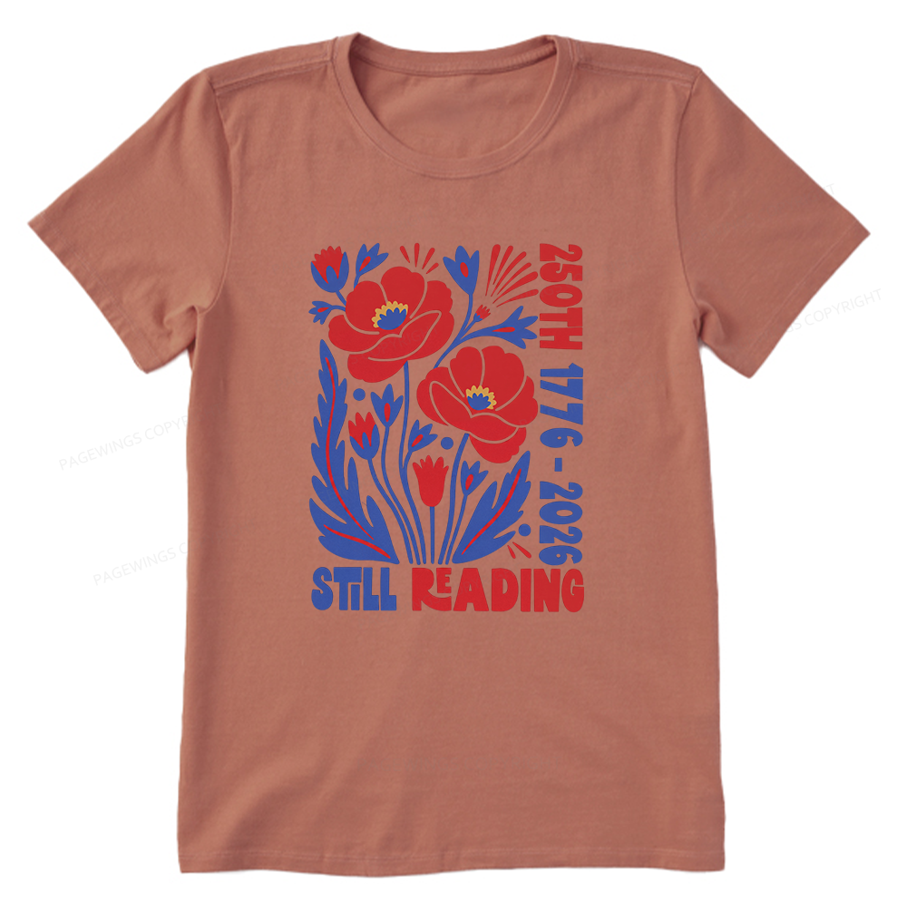 Pagewings Still Reading Bookish Unisex Classic T-shirt