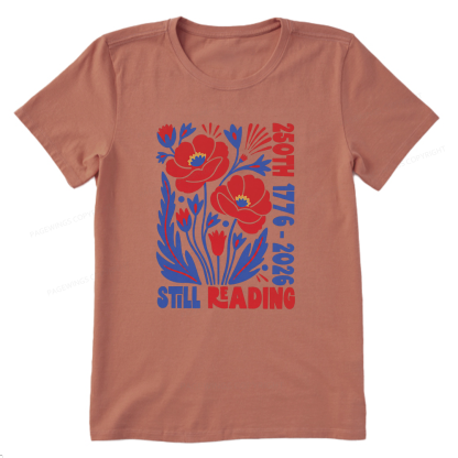 Pagewings Still Reading Bookish Unisex Classic T-shirt