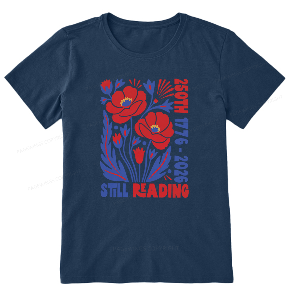 Pagewings Still Reading Bookish Unisex Classic T-shirt