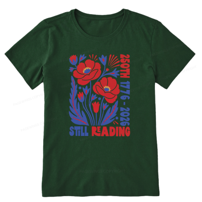Pagewings Still Reading Bookish Unisex Classic T-shirt