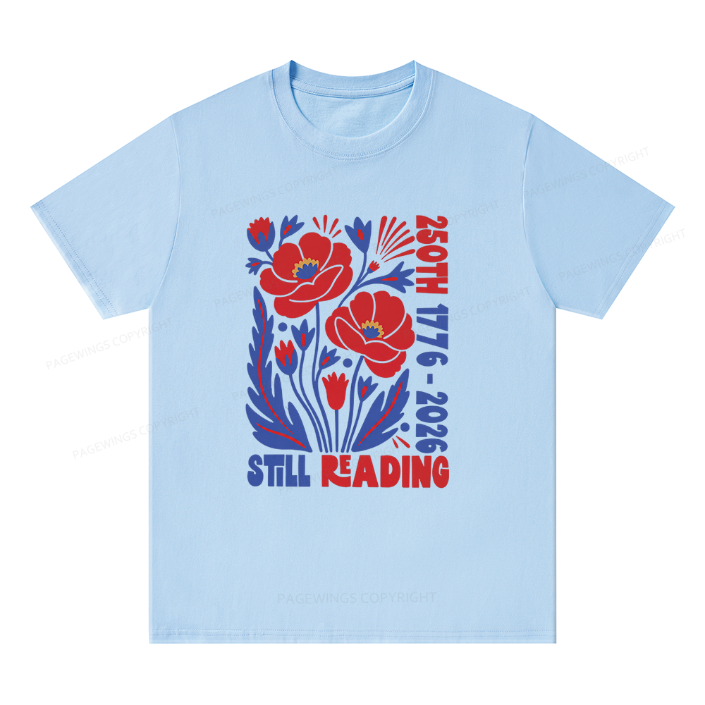 Pagewings Still Reading Bookish Unisex Classic T-shirt